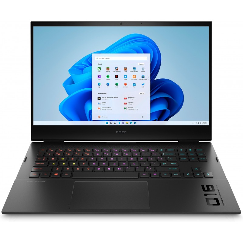 HP OMEN by Laptop 16-b1006nl Computer portatile 40,9 cm (16.1") Full HD Intel® Core™ i7 16 GB 512 GB SSD NVIDIA GeForce RTX