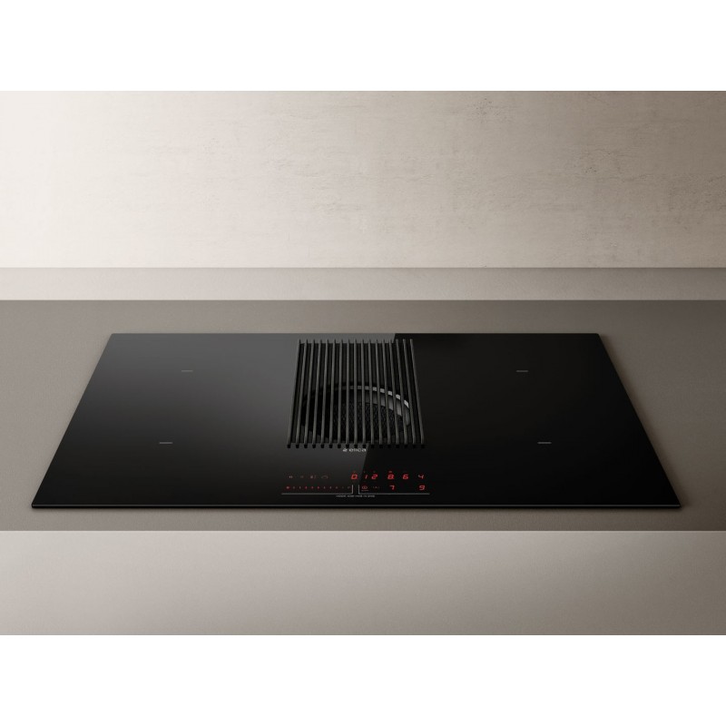 Elica NIKOLATESLA PRIME BL F 83 Noir Intégré (placement) 83 cm Plaque avec zone à induction 4 zone(s)