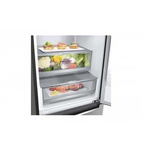 LG GBB72PZUGN.APZQEUR fridge-freezer Freestanding 384 L D Stainless steel