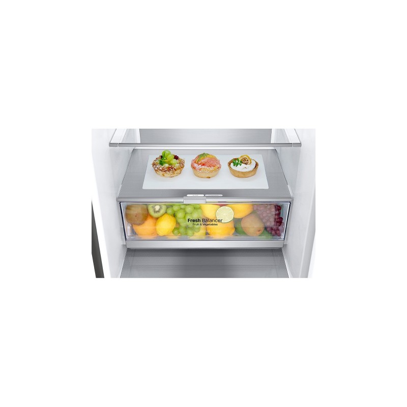 LG GBB72PZUGN.APZQEUR frigorifero con congelatore Libera installazione 384 L D Acciaio inossidabile