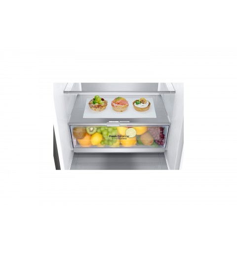 LG GBB72PZUGN.APZQEUR frigorifero con congelatore Libera installazione 384 L D Acciaio inossidabile