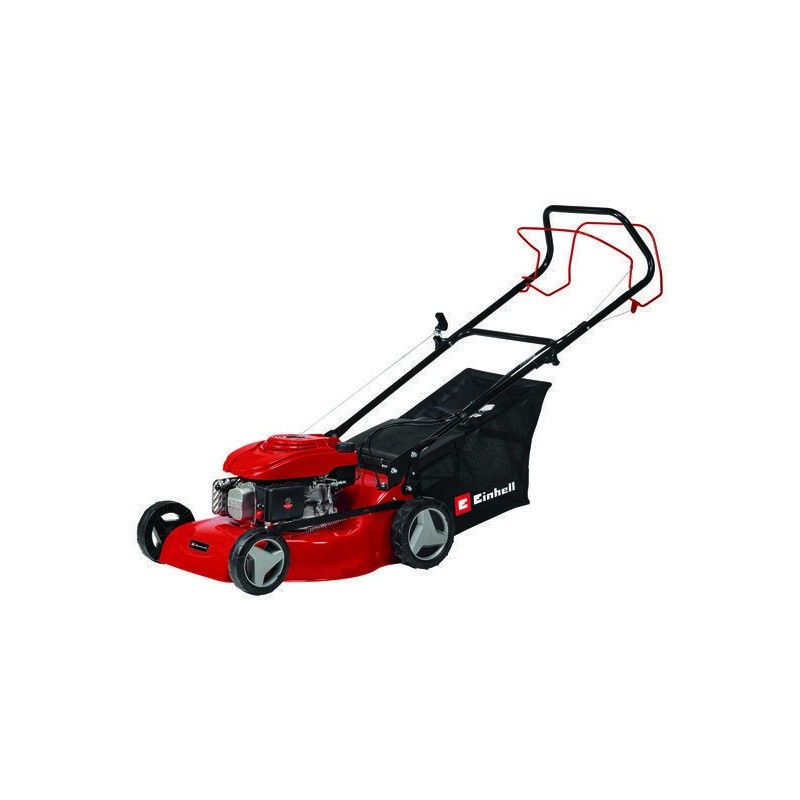 Einhell GC-PM 46 4 S Marcher derrière un tracteur tondeuse Essence Noir, Rouge