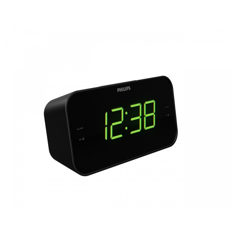 Philips TAR3306 12 réveille-matin Réveil numérique Noir