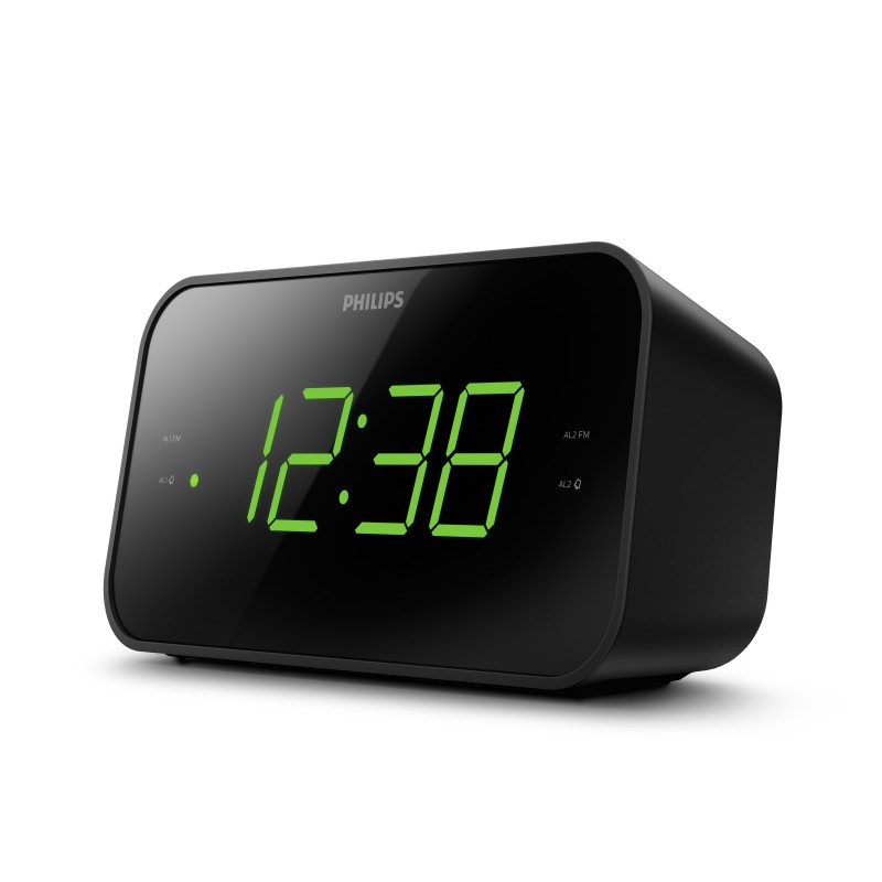 Philips TAR3306 12 despertador Reloj despertador digital Negro