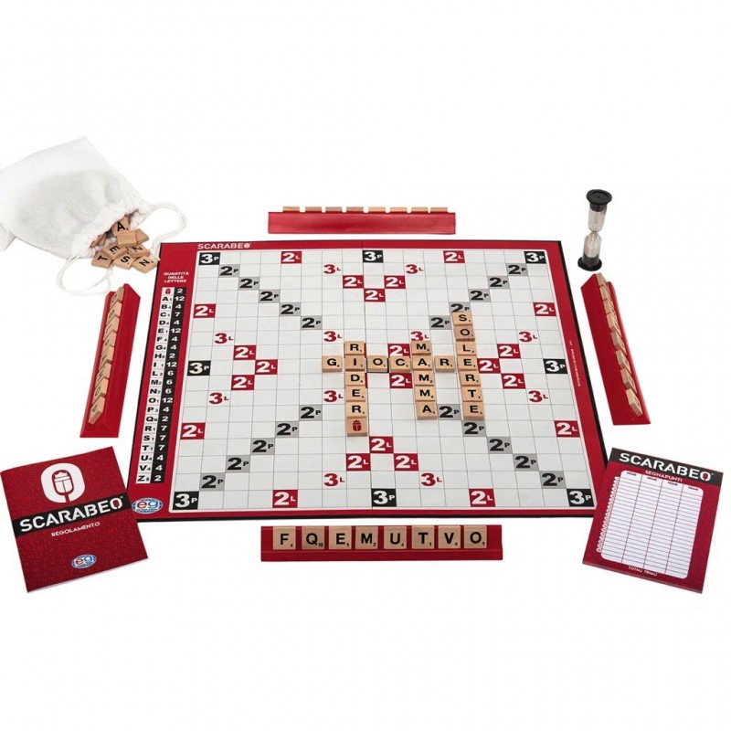 Editrice Giochi 6033993 juego de tablero Scarabeo Juego de mesa Estrategia