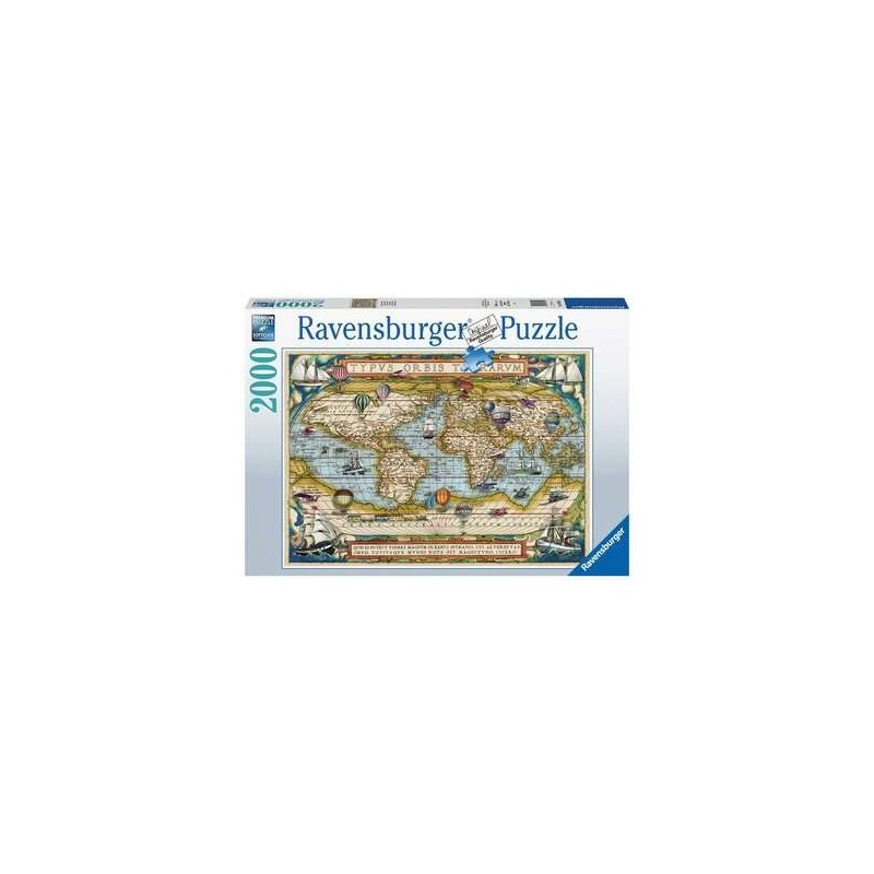 Ravensburger Around the World Jeu de puzzle 2000 pièce(s) Cartes