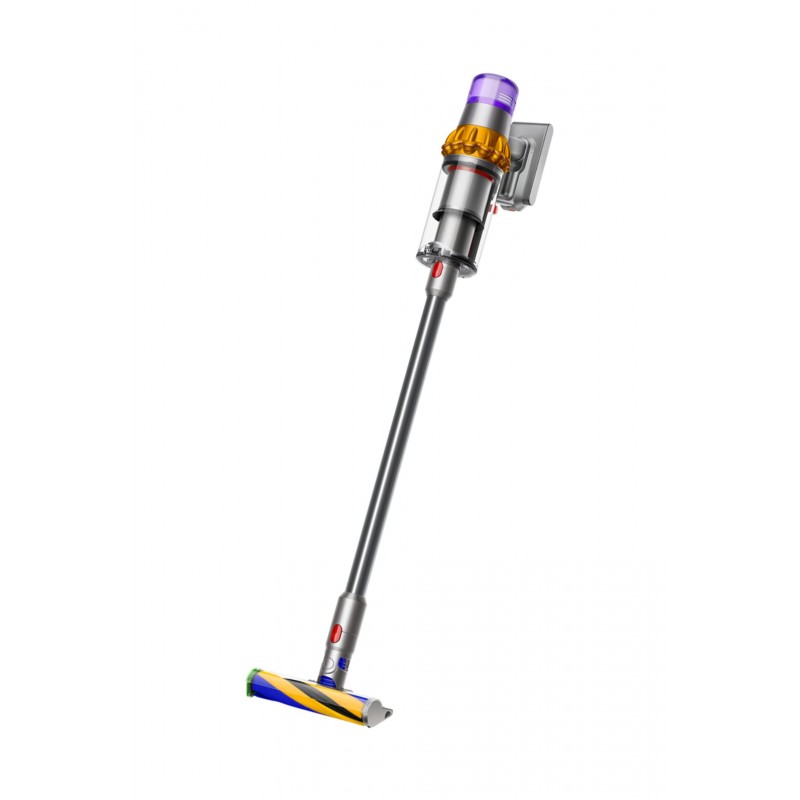 Dyson V15 Detect Absolute Extra Acciaio inossidabile, Giallo Senza sacchetto