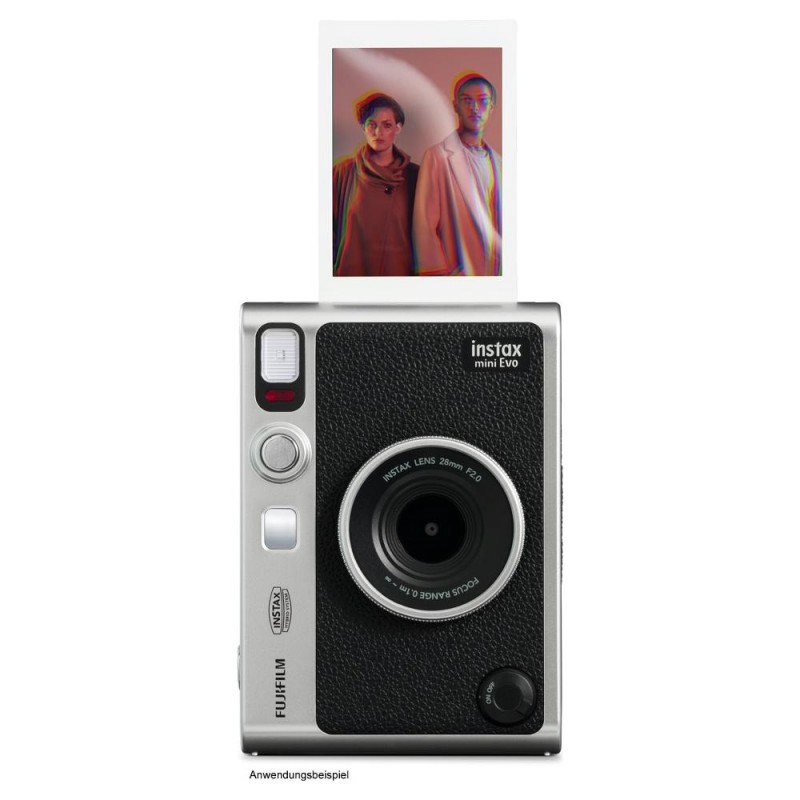 Fujifilm Fotocamera istantanea Mini Evo Instax Black e Silver