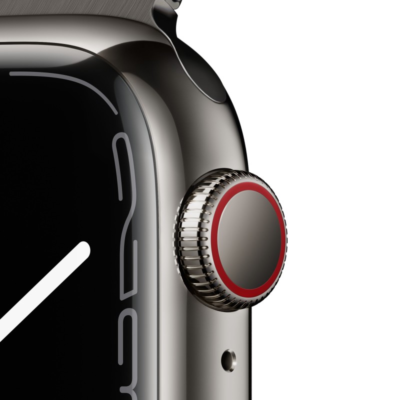 Apple Watch Series 7 45 mm OLED 4G Graphit GPS
