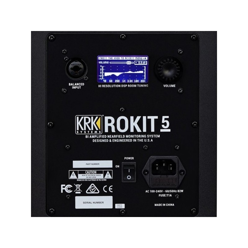 KRK Rokit RP5 G4 2-vie Nero Cablato 55 W