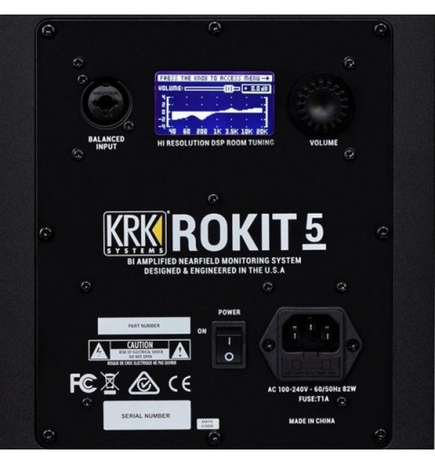 KRK Rokit RP5 G4 2-vie Nero Cablato 55 W