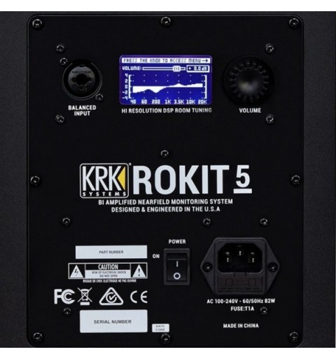 KRK Rokit RP5 G4 2-voies Noir Avec fil 55 W