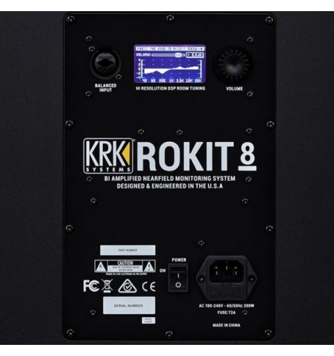 KRK Rokit RP8 G4 2-way Black Wired 203 W