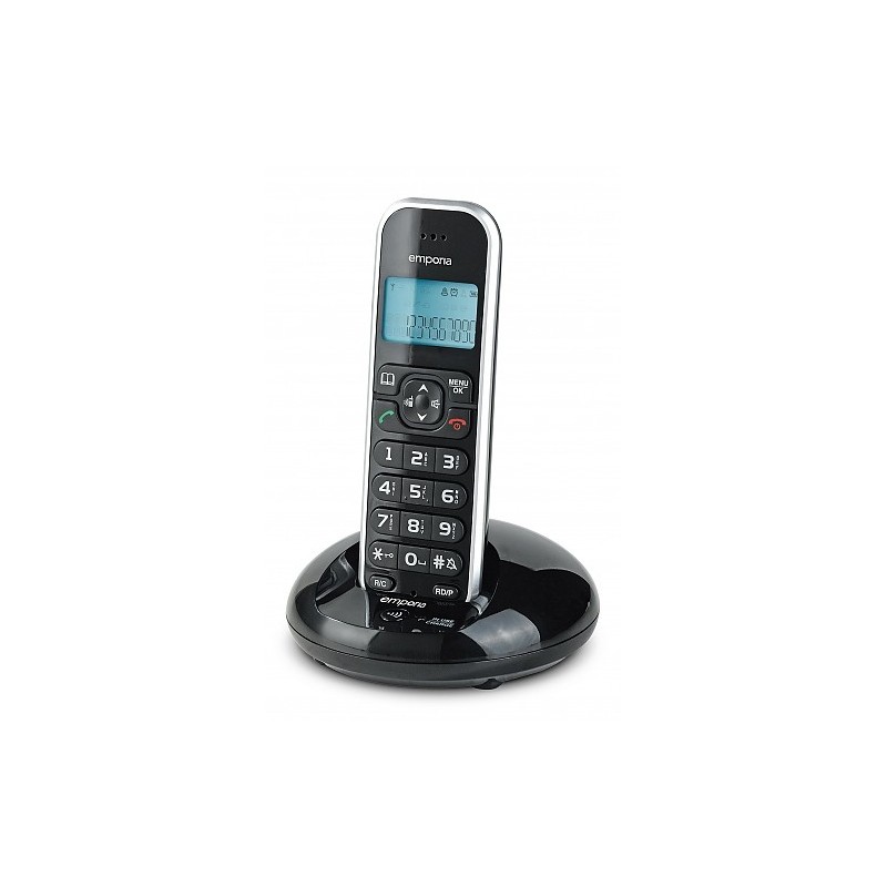 Emporia FB85 Telefon DECT-Telefon Anrufer-Identifikation Schwarz