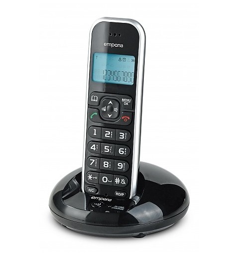 Emporia FB85 telefono Telefono DECT Identificatore di chiamata Nero