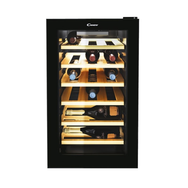 Candy DiVino CWCEL 210 Compressor wine cooler Freestanding Black 21 bottle(s)