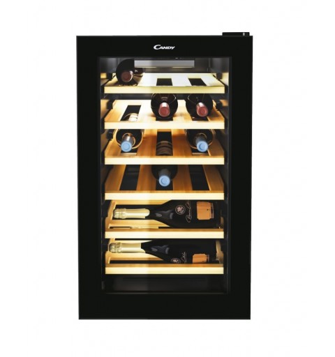 Candy DiVino CWCEL 210 Compressor wine cooler Freestanding Black 21 bottle(s)