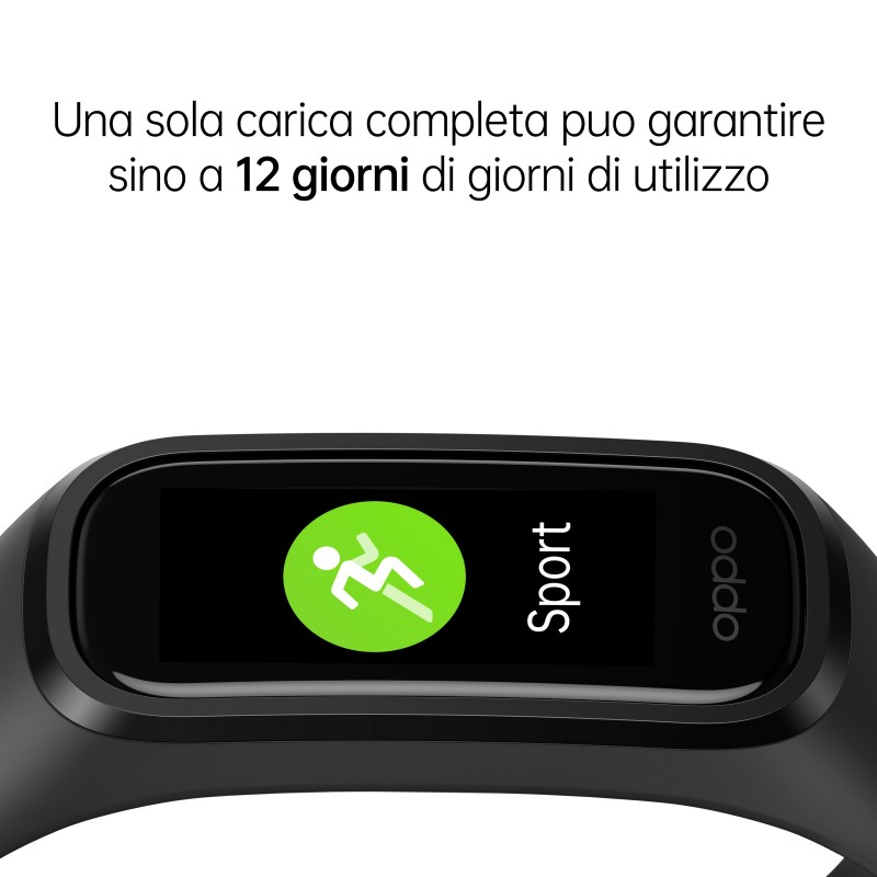 OPPO Band Sport Black AMOLED Pulsera de actividad 2,79 cm (1.1") Negro