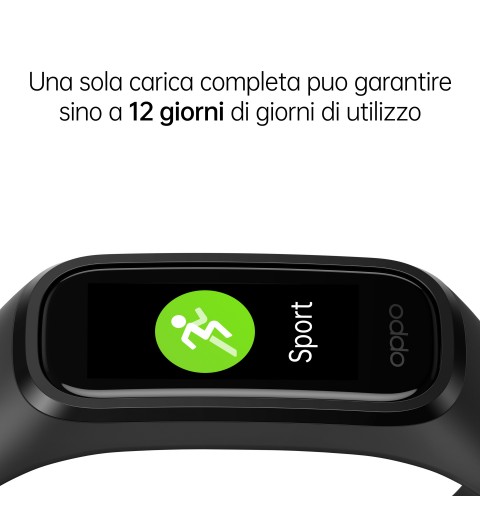 OPPO Band Sport Black AMOLED Pulsera de actividad 2,79 cm (1.1") Negro
