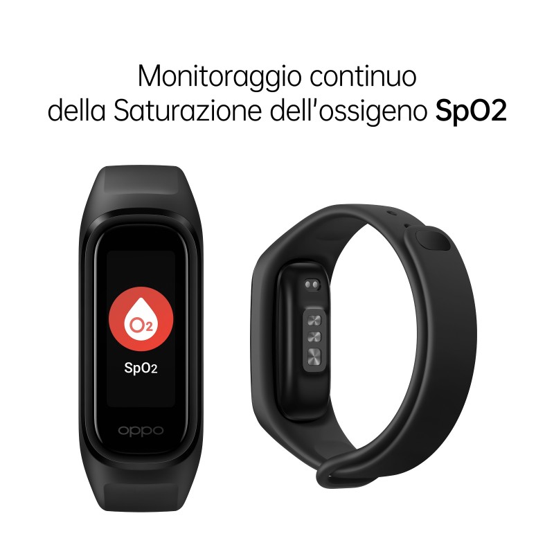 OPPO Band Sport Black AMOLED Pulsera de actividad 2,79 cm (1.1") Negro
