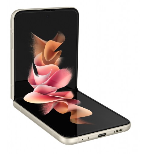 Samsung Galaxy Z Flip3 5G SM-F711B 17 cm (6.7") Android 11 USB Type-C 8 Go 128 Go 3300 mAh Crème