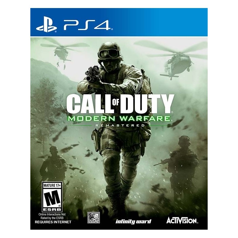 Activision Call of Duty Modern Warfare Remastered Rimasterizzata ITA PlayStation 4