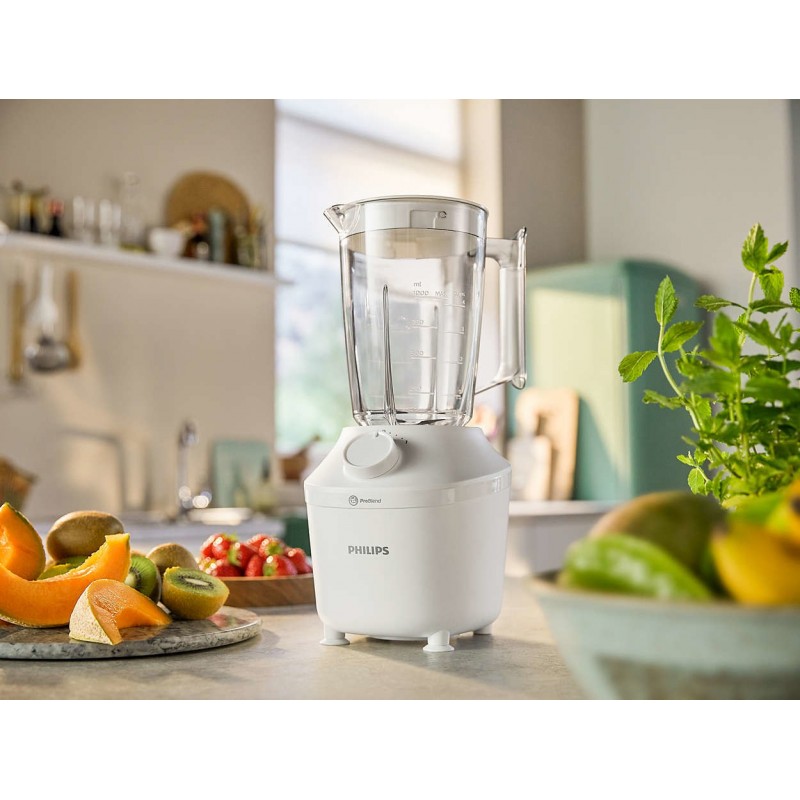 Philips 3000 series HR2041 00 frullatore 1,9 L Frullatore da tavolo 450 W Bianco