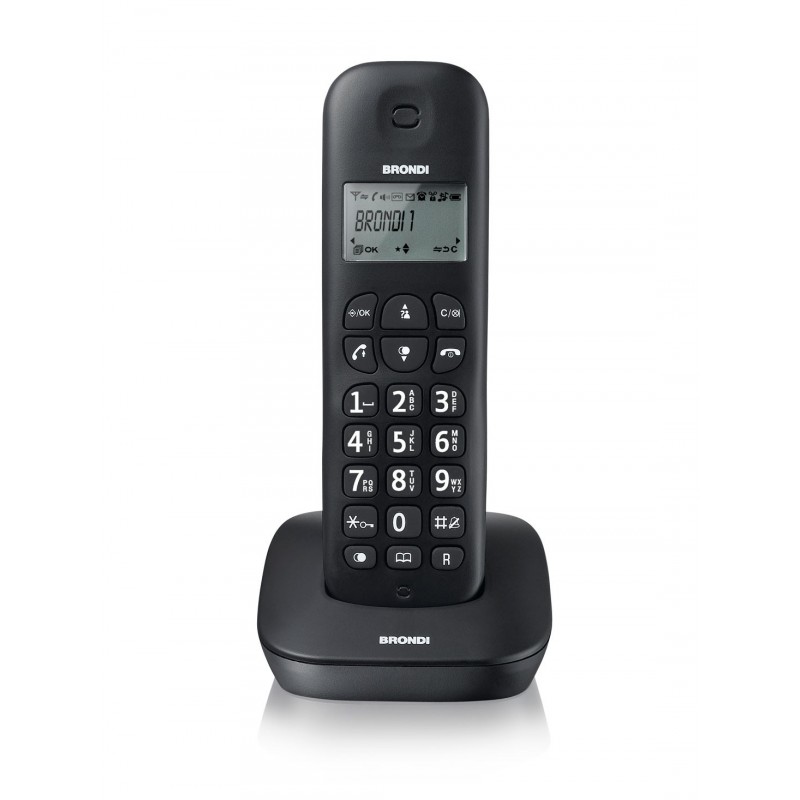 Brondi GALA Telefono DECT Identificatore di chiamata Nero