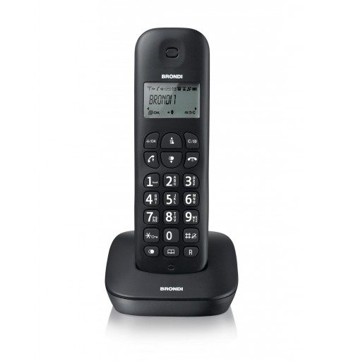 Brondi GALA Teléfono DECT Identificador de llamadas Negro