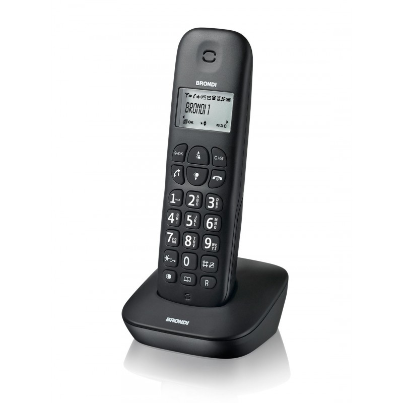 Brondi GALA DECT-Telefon Anrufer-Identifikation Schwarz