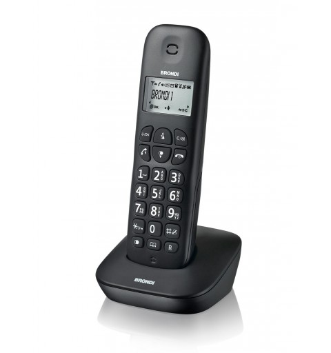 Brondi GALA Teléfono DECT Identificador de llamadas Negro