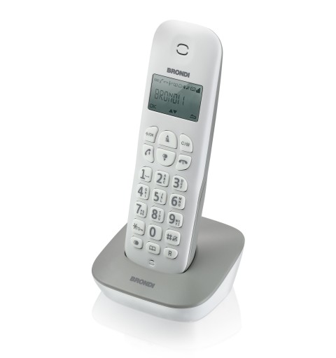Brondi Gala DECT-Telefon Anrufer-Identifikation Grau, Weiß