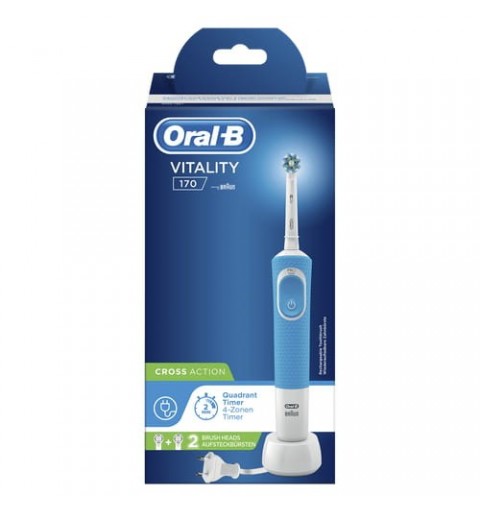 Oral-B Vitality 170 CrossAction Adulto Cepillo dental oscilante Azul, Blanco