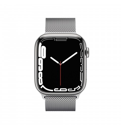 Apple Watch Series 7 45 mm OLED 4G Plata GPS (satélite)