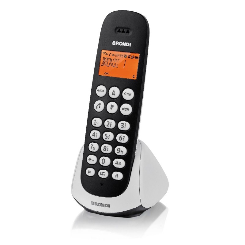 Brondi Adara DECT-Telefon Anrufer-Identifikation Schwarz, Weiß