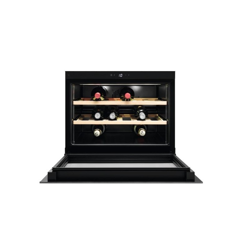 Electrolux KBW5X Nevera de vino termoeléctrico Integrado Negro, Acero inoxidable 18 botella(s)