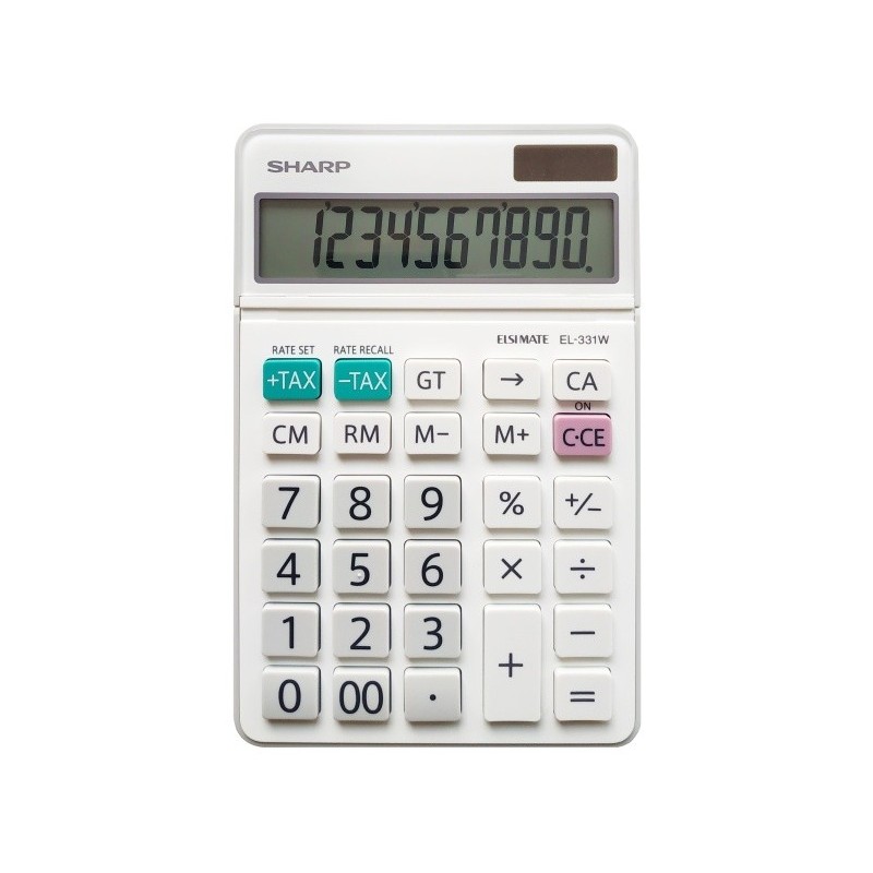 Sharp EL-331W calcolatrice Calcolatrice finanziaria Bianco