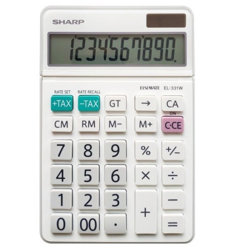 Sharp EL-331W calculadora Calculadora financiera Blanco