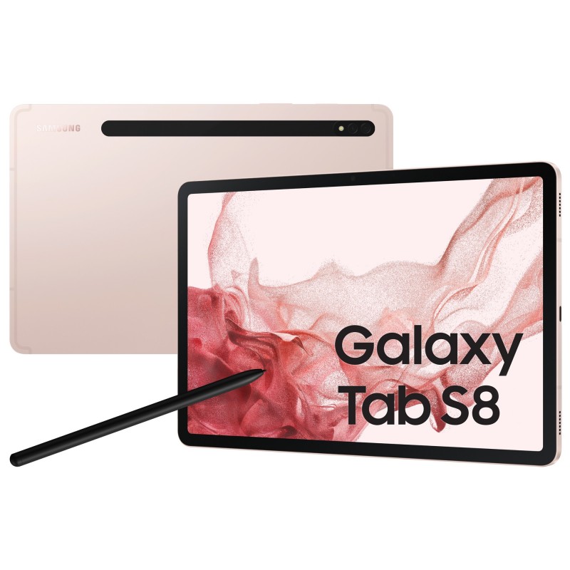 Samsung Galaxy Tab S8 Tablet Android 11 Pollici Wi-Fi RAM 8 GB 128 GB Tablet Android 12 Pink Gold [Versione italiana] 2022