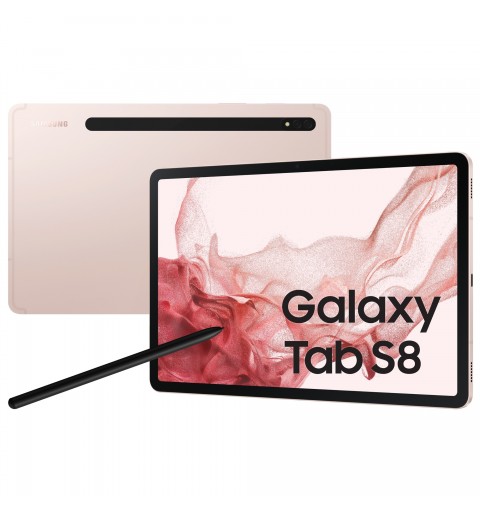 Samsung Galaxy Tab S8 Tablet Android 11 Pollici Wi-Fi RAM 8 GB 128 GB Tablet Android 12 Pink Gold [Versione italiana] 2022