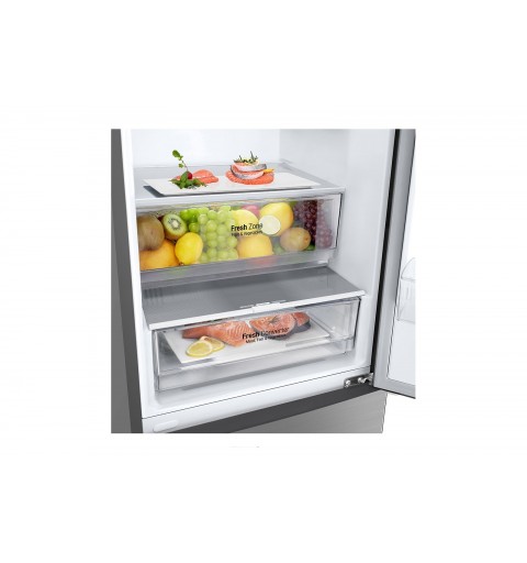 LG GBP62PZNBC fridge-freezer Freestanding 384 L B Stainless steel