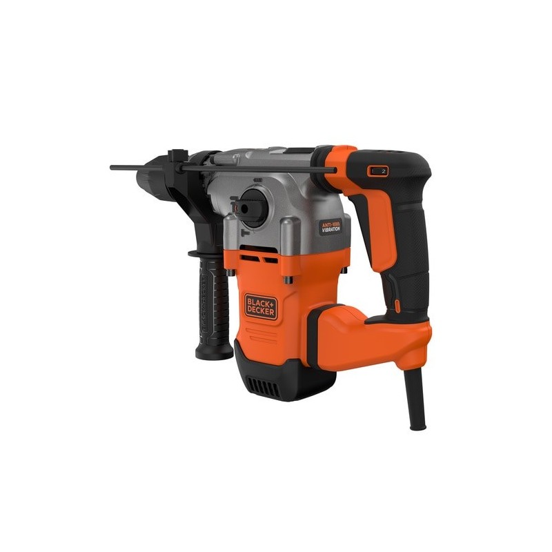 Black & Decker BEHS03K 900 Giri min SDS-plus Nero, Arancione