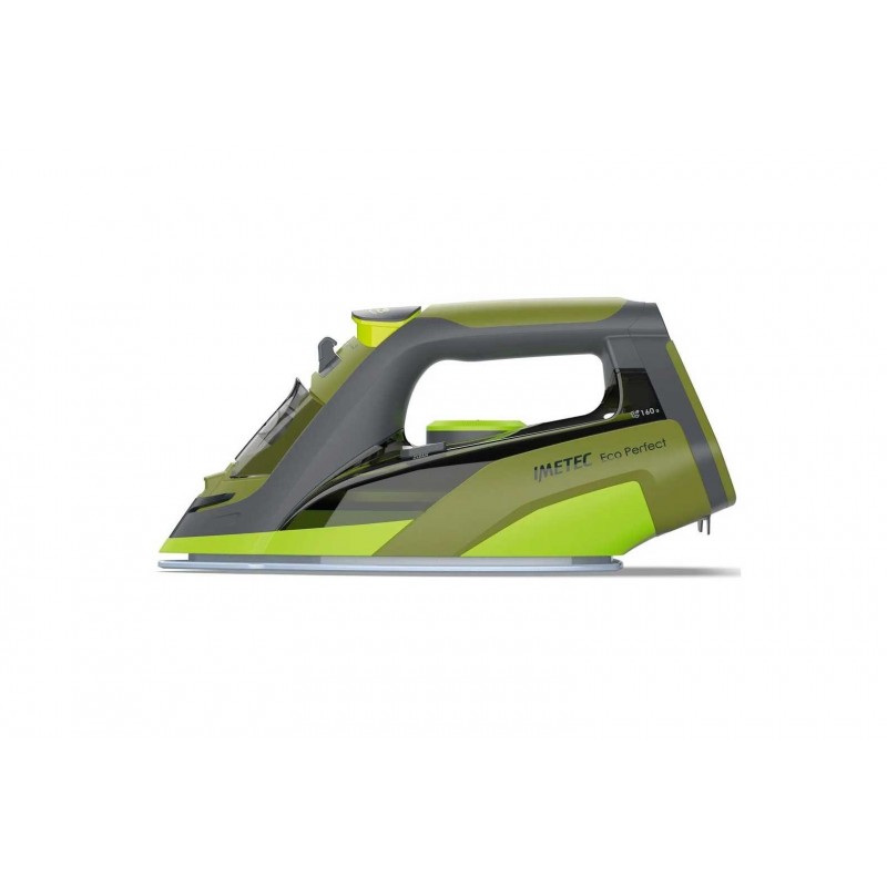 Imetec Eco Perfect Dry & Steam iron Pro Ceramic soleplate 2400 W Green, Grey