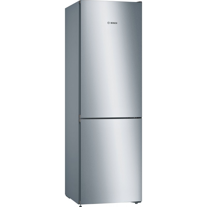 Bosch Serie 4 KGN36VLED fridge-freezer Freestanding 326 L E Stainless steel