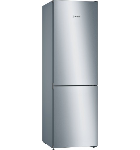 Bosch Serie 4 KGN36VLED fridge-freezer Freestanding 326 L E Stainless steel