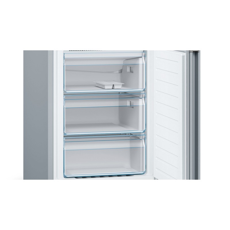 Bosch Serie 4 KGN36VLED fridge-freezer Freestanding 326 L E Stainless steel