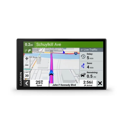 Garmin DriveSmart 66 navigateur Fixé 15,2 cm (6") TFT Écran tactile 175 g Noir