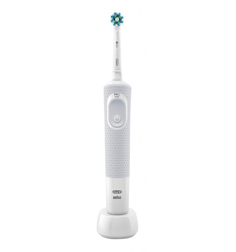 Oral-B Vitality 100 CrossAction Adulte Brosse à dents rotative oscillante Gris, Blanc