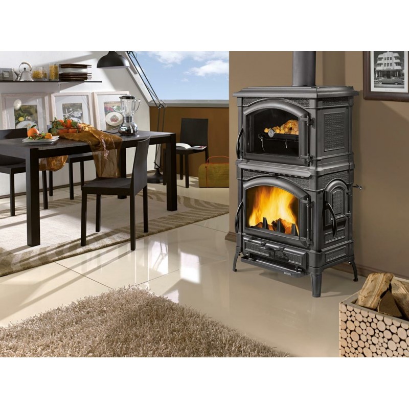 La Nordica Isotta Forno Evo stove Freestanding Firewood Anthracite