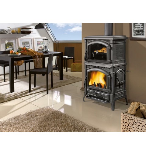 La Nordica Isotta Forno Evo stove Freestanding Firewood Anthracite